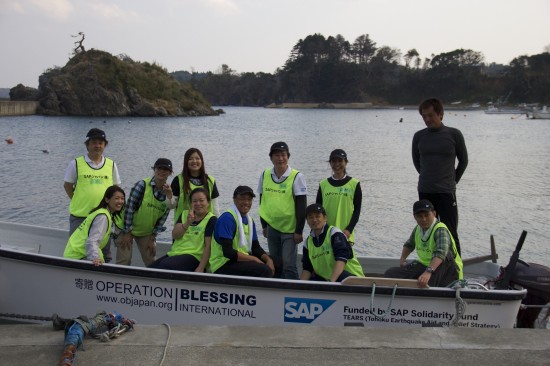 今回もSAP Japan TEARS team（SAPジャパン株式会社の震災復興支援チーム）から10名が大活躍してくれました。