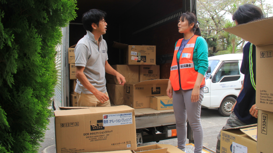 届きにくいところへ支援物資を 東日本豪雨災害支援