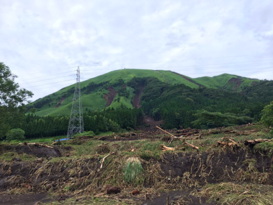 【熊本地震 復興支援】雨の南阿蘇、見えてきた傷跡