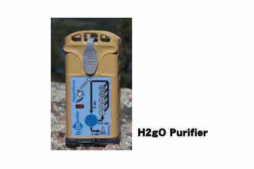 携帯できる水質浄化ツール“H2gO Purifier”