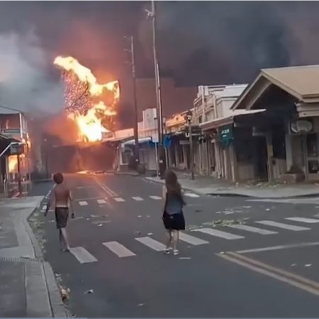 ハワイ　ラハイナ　山火事