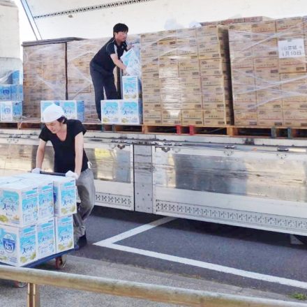 【秋田大雨災害】10tトラックでの災害物資支援を行いました