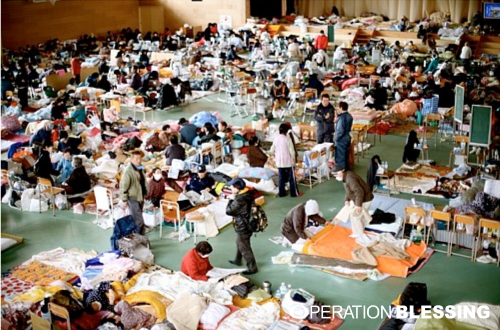 東日本大震災　避難所